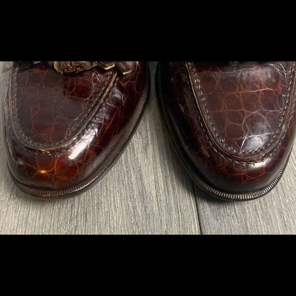 BROWN JOHNSON & MURPHY SLIP-ON SHOES - Picture 7 of 7